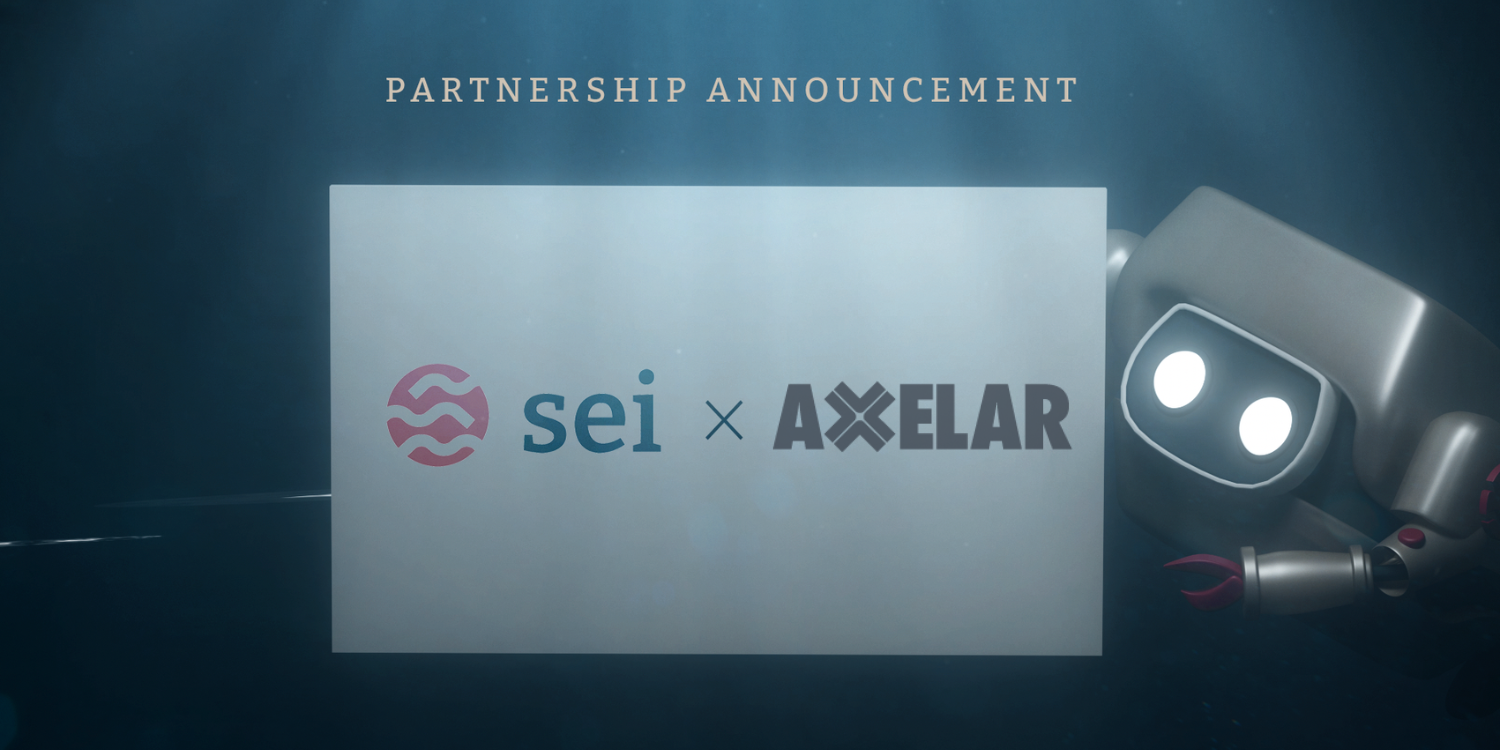 Sei has partnered with Axelar Network to enable cross-chain messaging for DeFi on Cosmos